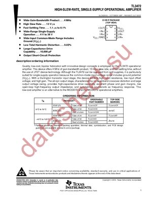 TL3472CD datasheet  